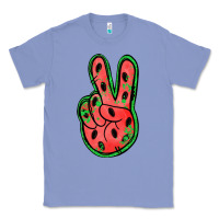 Colony Blue watermelon peace sign Classic Tee - Jasminsmagicworld