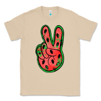 Mushroom watermelon peace sign Classic Tee - Jasminsmagicworld