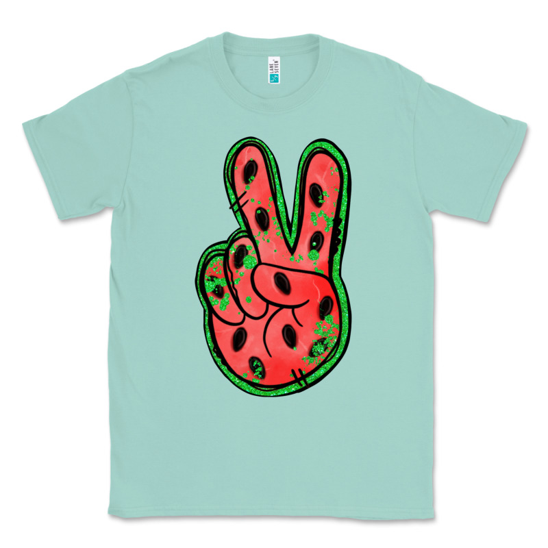 Watermelon Peace Sign Classic Tee by Jasminsmagicworld | Teevron