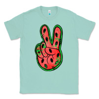 Seafoam watermelon peace sign Classic Tee - Jasminsmagicworld