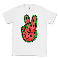 White watermelon peace sign Classic Tee - Jasminsmagicworld