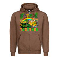 Chestnut St. Patrick's Day better together Zipper Hoodie - FaDigitalArtStudio