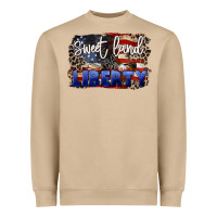 Mushroom Sweet land of liberty 4th of july Heavyweight Sweatshirt - CowGirlArtShop
