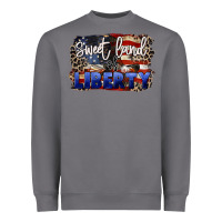 Storm Sweet land of liberty 4th of july Heavyweight Sweatshirt - CowGirlArtShop