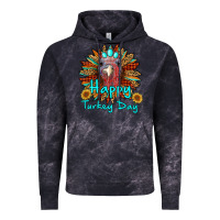 Cloud Black happy turkey day sunflower Vintage Hoodie - RanaPortraitStore