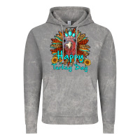 Cloud Rock happy turkey day sunflower Vintage Hoodie - RanaPortraitStore