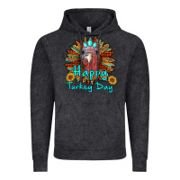 Vintage Black happy turkey day sunflower Vintage Hoodie - RanaPortraitStore