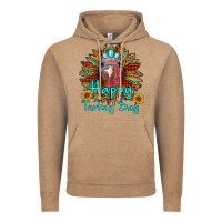 Vintage Coffee happy turkey day sunflower Vintage Hoodie - RanaPortraitStore