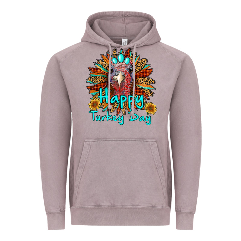 Happy Turkey Day Sunflower Vintage Hoodie by RanaPortraitStore | Teevron