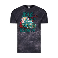 Cloud Black Christmas Home For The Holidays Vintage Tee - Bettercallsaul