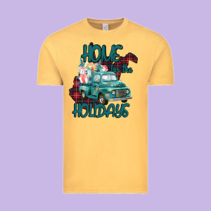 Christmas Home For The Holidays Vintage Tee Designed By Bettercallsaul
