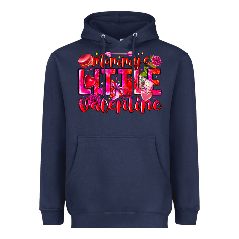 Mommy's Little Valentine Heavyweight Hoodie by CowhideDigitalArt | Teevron