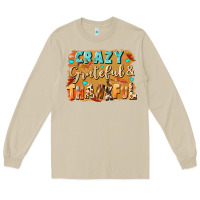 Mushroom Crazy grateful and thankful Long Sleeve Tee - NancyCooperArtShop