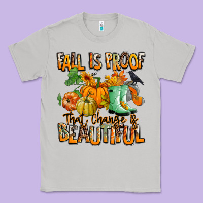 Fall Is Proof That Change Is Beautiful Classic Tee Designed By Ranaportraitstore