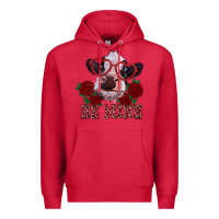Cardinal be mine valentine's day calf Premium Hoodie - RanaPortraitStore