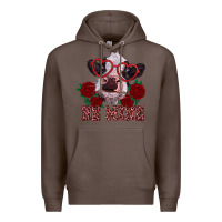 Coffee be mine valentine's day calf Premium Hoodie - RanaPortraitStore