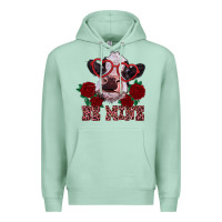 Seafoam be mine valentine's day calf Premium Hoodie - RanaPortraitStore