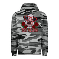 Slate Camo be mine valentine's day calf Premium Hoodie - RanaPortraitStore