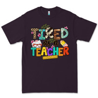 Plum tired as a teacher Premium Tee - NancyCooperArtShop