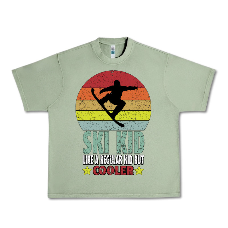 Ski Kid Like A Regular Kid But Coolers Urban Heavy Tee by Bettercallsaul | Teevron