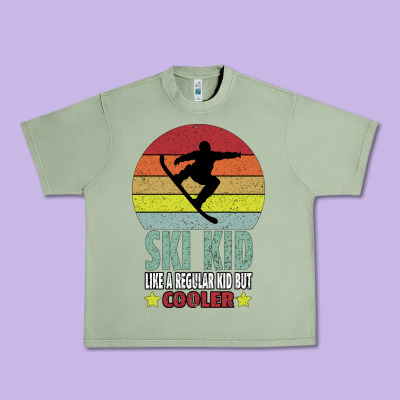 Ski Kid Like A Regular Kid But Coolers Urban Heavy Tee Designed By Bettercallsaul