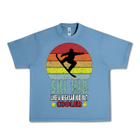 Pebble Blue ski kid like a regular kid but coolers Urban Heavy Tee - Bettercallsaul