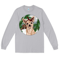 Moon Dust Chihuahua And Farm Long Sleeve Tee - RanaPortraitStore