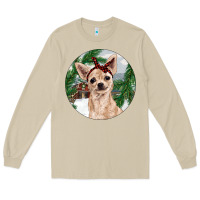 Mushroom Chihuahua And Farm Long Sleeve Tee - RanaPortraitStore