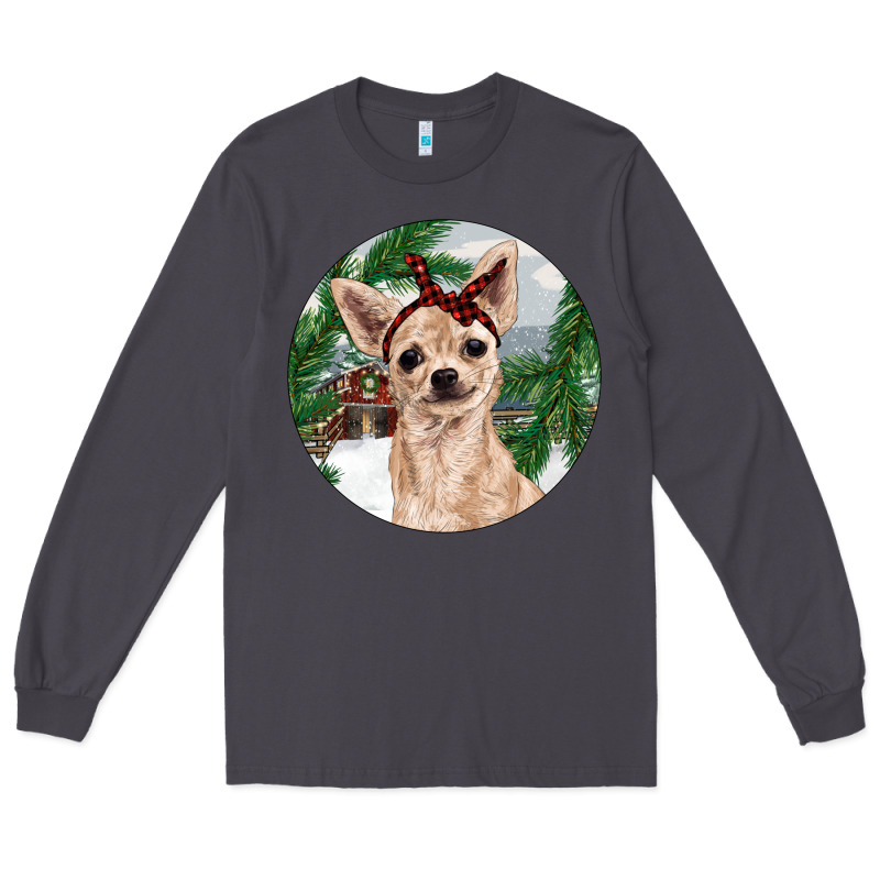 Chihuahua And Farm Long Sleeve Tee by RanaPortraitStore | Teevron