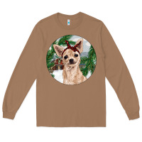 Toasted Coconut Chihuahua And Farm Long Sleeve Tee - RanaPortraitStore