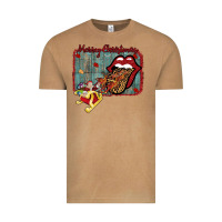 Vintage Camel Merry Christmas Lips Santa Vintage Tee - Bettercallsaul