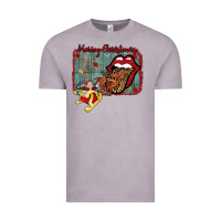 Vintage Zinc Merry Christmas Lips Santa Vintage Tee - Bettercallsaul