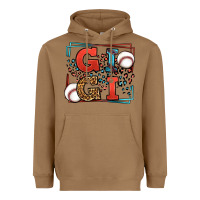 Toasted Coconut Baseball gigi leopard frame Heavyweight Hoodie - LillyAllenDesigns