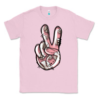 Bubblegum Pink baseball peace sign Classic Tee - Jasminsmagicworld