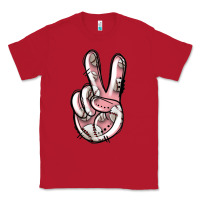 Red baseball peace sign Classic Tee - Jasminsmagicworld