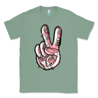 Sage baseball peace sign Classic Tee - Jasminsmagicworld