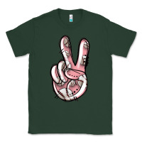 Sports Green baseball peace sign Classic Tee - Jasminsmagicworld