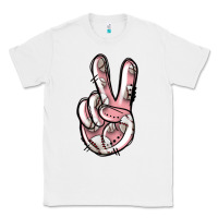 White baseball peace sign Classic Tee - Jasminsmagicworld