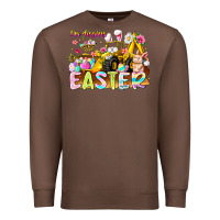 Chestnut Im Digging Easter Premium Sweatshirt - CowhideDigitalArt
