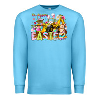 Ocean Blue Im Digging Easter Premium Sweatshirt - CowhideDigitalArt