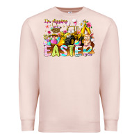 Pale Pink Im Digging Easter Premium Sweatshirt - CowhideDigitalArt