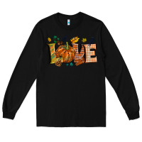 Black Fall love Long Sleeve Tee - NancyCooperArtShop