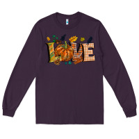 Plum Fall love Long Sleeve Tee - NancyCooperArtShop