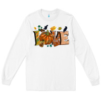 White Fall love Long Sleeve Tee - NancyCooperArtShop