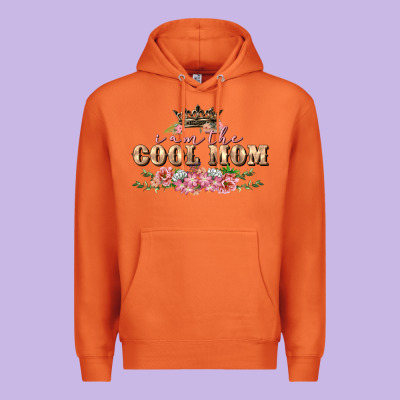 I Am The Cool Mom Premium Hoodie Designed By Fadigitalartstudio