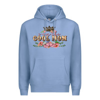 Colony Blue i am the cool mom Premium Hoodie - FaDigitalArtStudio