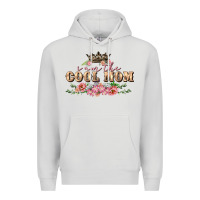 Dove Grey i am the cool mom Premium Hoodie - FaDigitalArtStudio