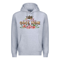 Heather Grey i am the cool mom Premium Hoodie - FaDigitalArtStudio