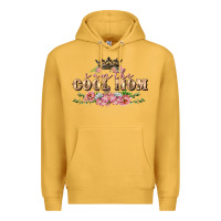 Mustard i am the cool mom Premium Hoodie - FaDigitalArtStudio