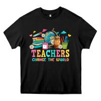 Black custom teacher Heavy Core Tee - JahusDesignShop